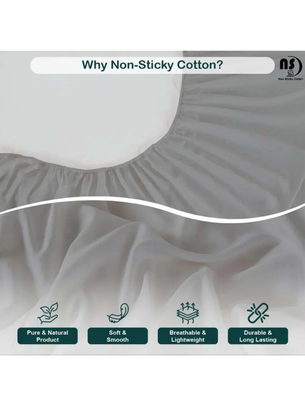 Premium 4-Piece Egyptian Cotton Fitted Sheet Set - Soft, Breathable, Deep